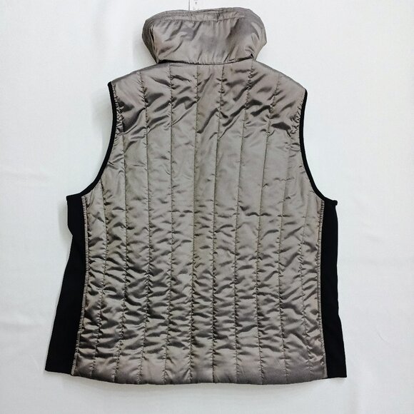 CHICO'S ZENERGY Silver Puff Vest. Plus Size 3X - Picture 5 of 7